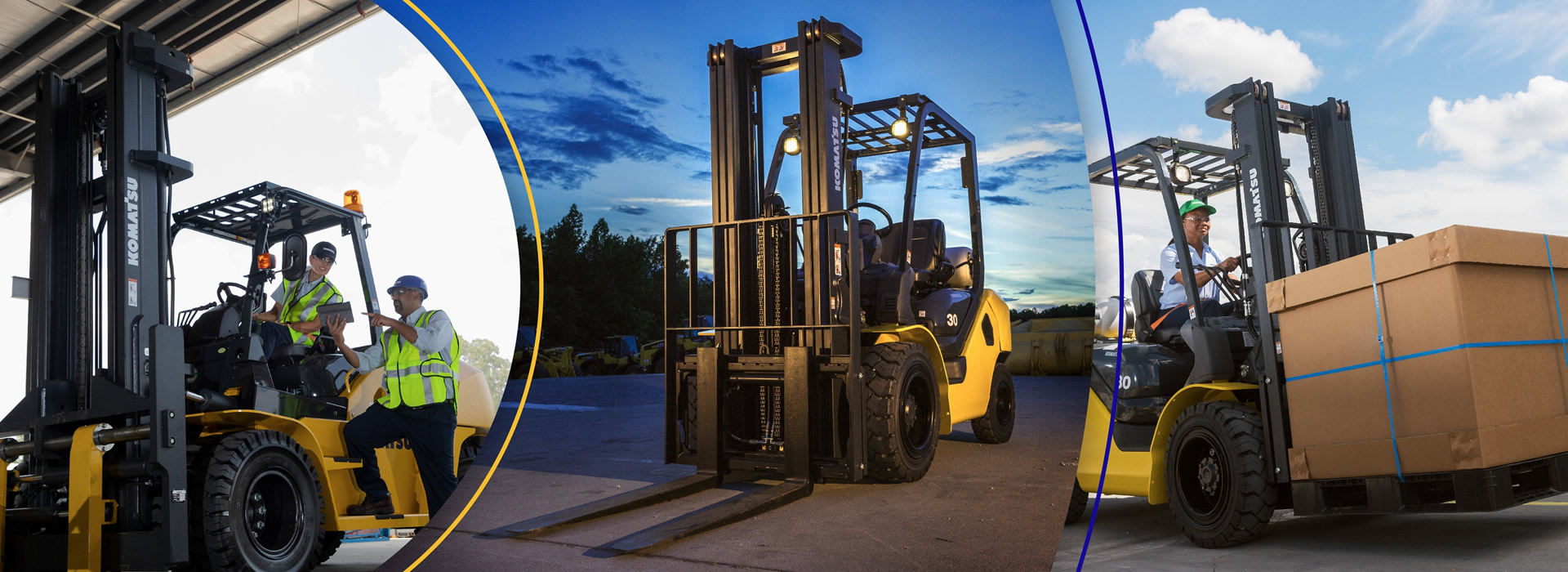 picture of forklifts